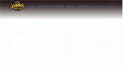 Desktop Screenshot of joaniespizzeria.com