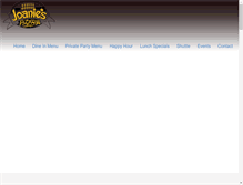 Tablet Screenshot of joaniespizzeria.com
